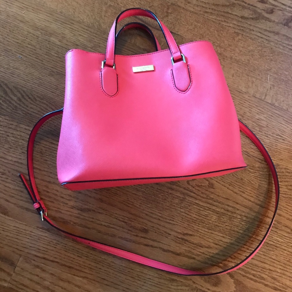 Kate Spade bubblegum Pink Leather satchel